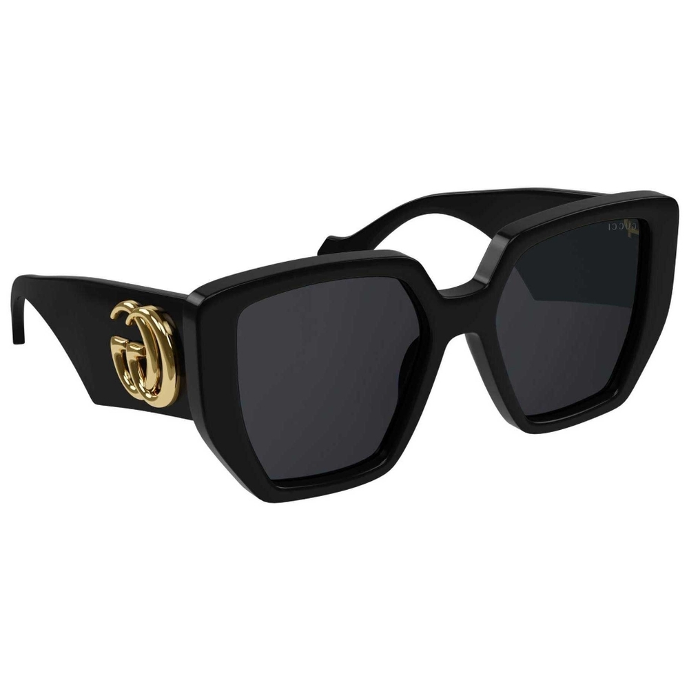 NEW GUCCI WOMEN'S SUNGLASSES GG0956S 003 GUCCI GG0956S BLACK - Picture 4 of 5